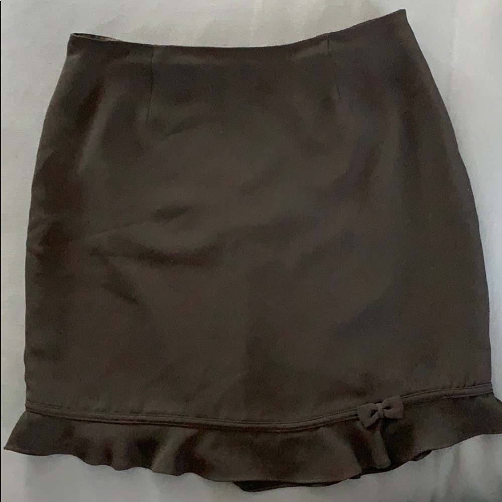 Michele Rayon Black Skirt With Bow Detail
